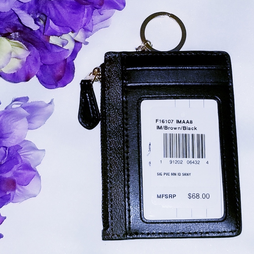 🆕️💯 Authentic Coach Mini Skinny ID Wallet F16107 - Picture 4 of 6